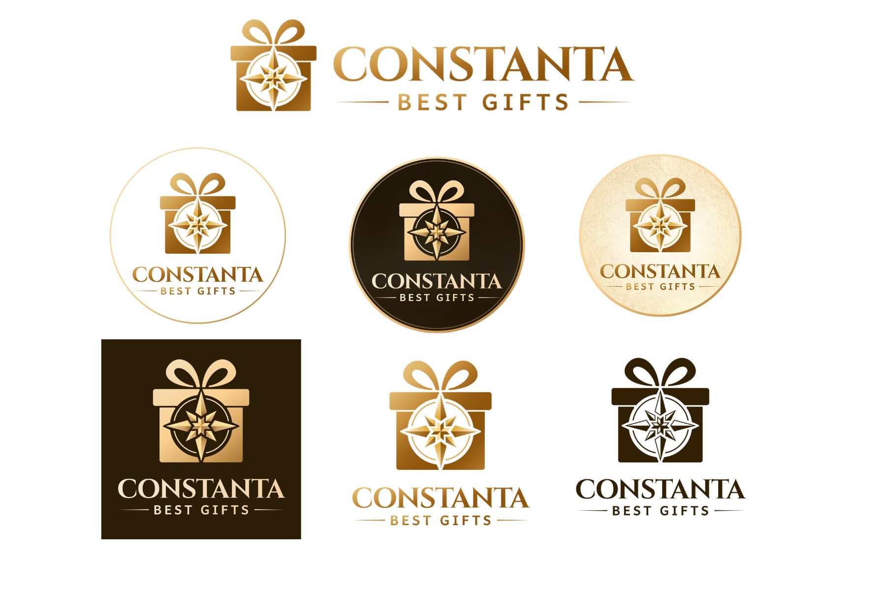 Constanta Best Gifts brand identity and logo system