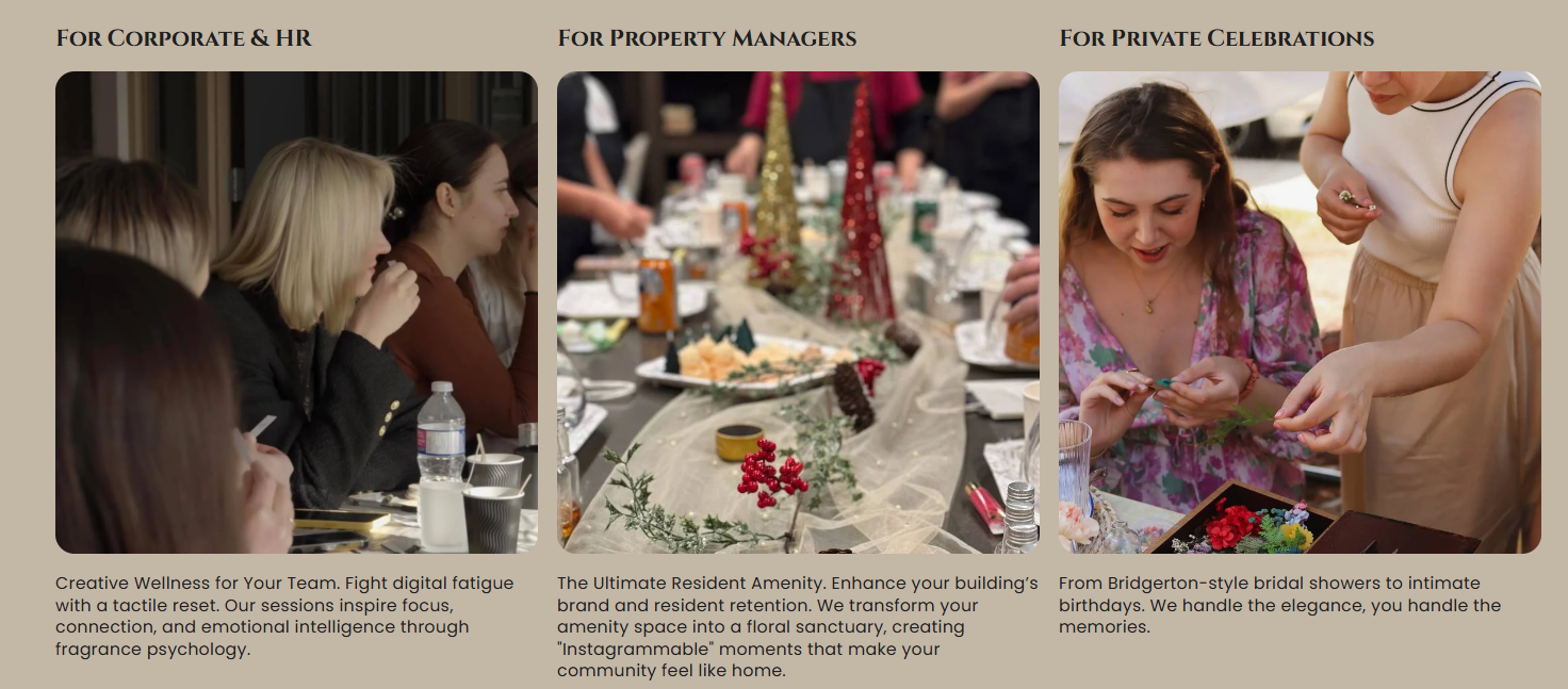 VI•RO Products workshops for corporate teams, property managers, and private celebrations